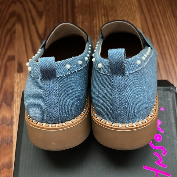 Betsy Johnson canvas sparkly loafers - Picture 3 of 5